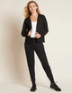 Boody Women's Weekend Zip-Up Hoodie, black