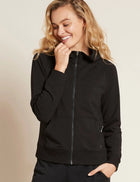 Boody Women's Weekend Zip-Up Hoodie, black