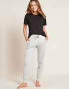 Boody Women's Weekend Joggers, grey marl