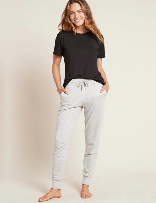 Boody Women's Weekend Joggers, grey marl