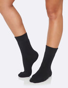 Boody Women's Boot Socks, black