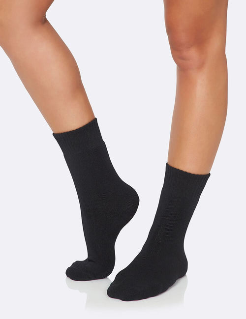 Boody Women's Boot Socks, black