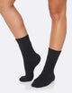 Boody Women's Boot Socks, black