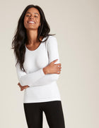 Boody Long Sleeve Top, white