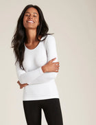 Boody Long Sleeve Top, white