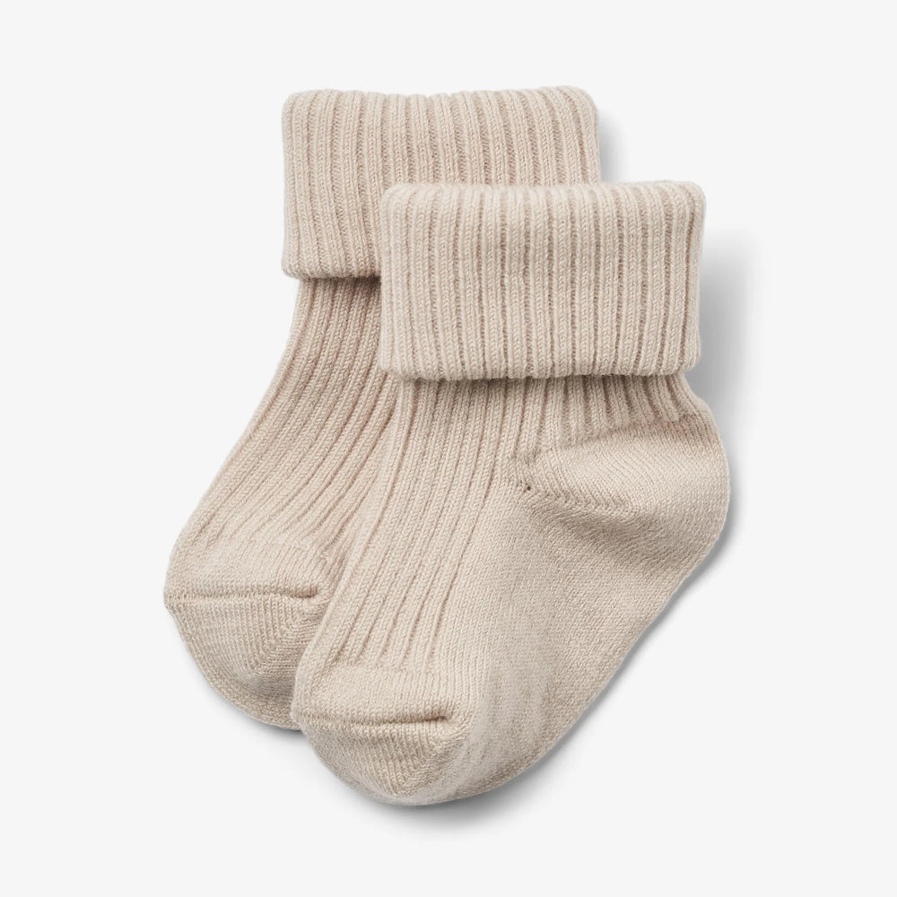 Wheat villased sokid Ziggy, offwhite
