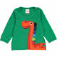 Fred's World Hello dino l/s T baby,  Earth green