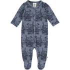 Müsli Mini me bodysuit with feet, dusty blue