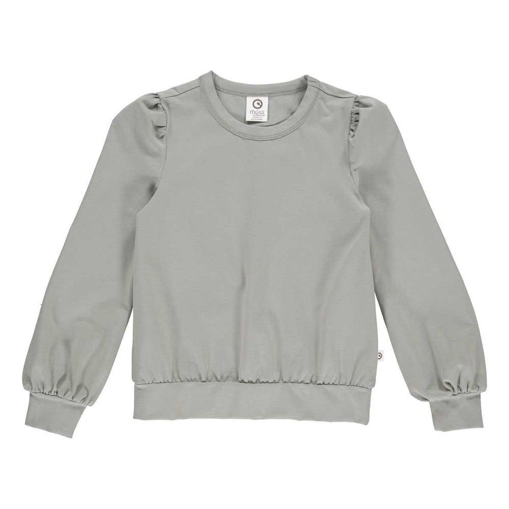 Müsli Cozy me bell sleeve T, green sugar