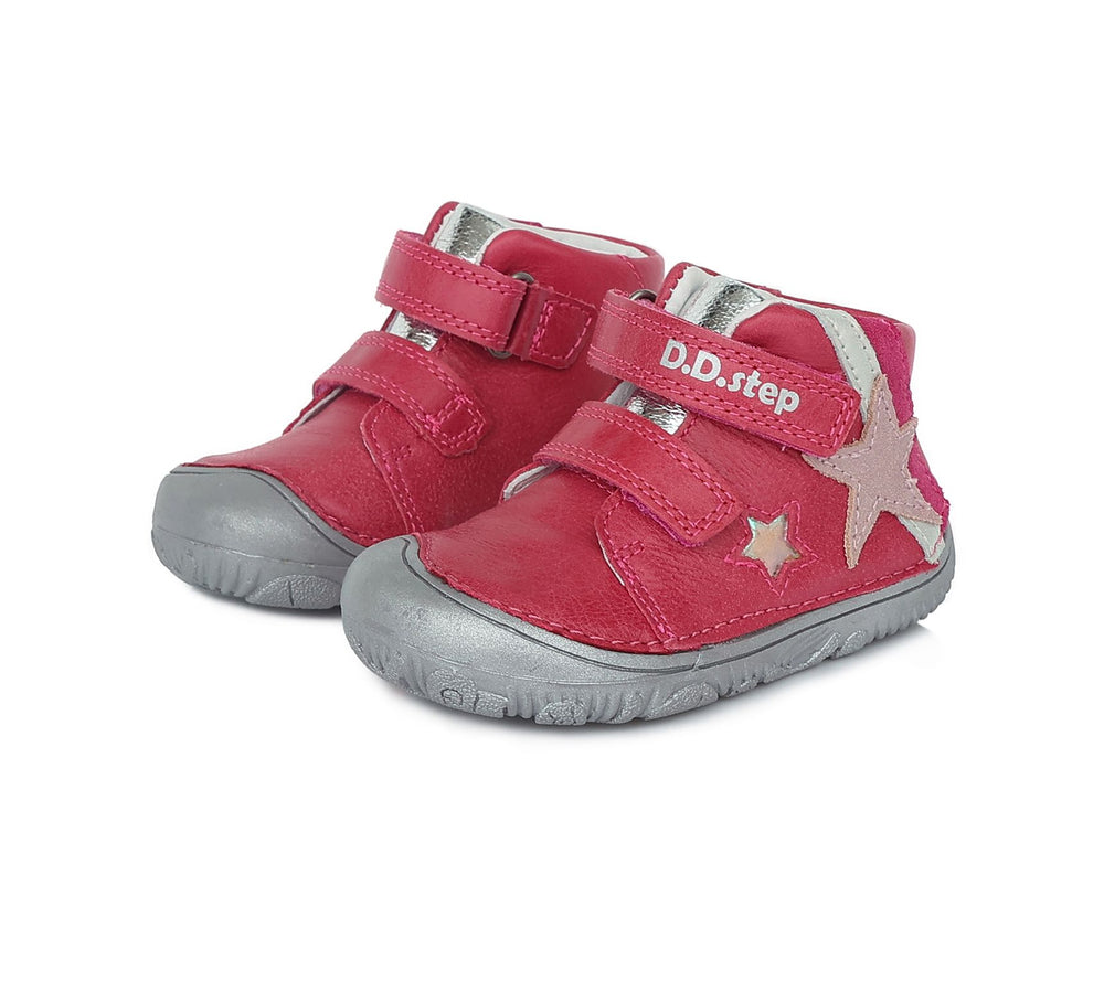 D.D.Step nahast kevad-/sügissaapad, red/täht 073