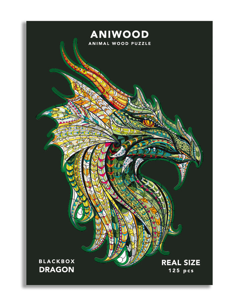 Aniwood puidust loomapusle Draakon