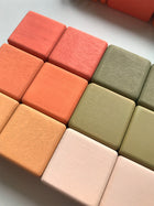 SABO concept puidust klotsid väike komplekt 12tk, Flower Meadow