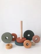 SABO concept puidust suur ladumistorn, Green & Mustard