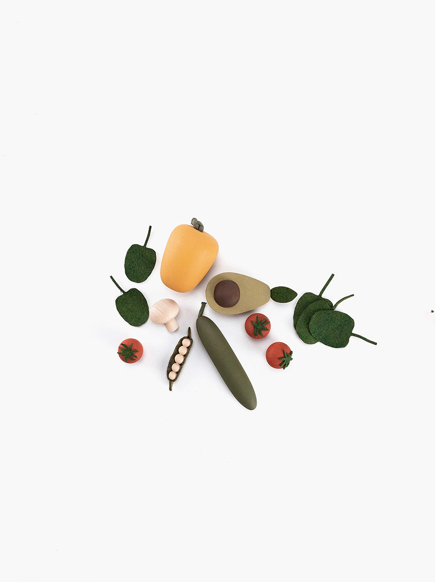 SABO concept puidust köögiviljade komplekt- Salat
