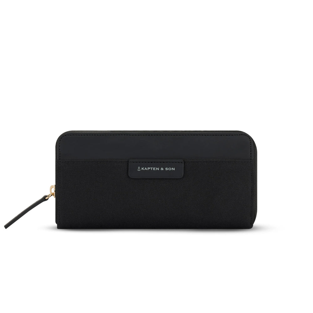 Kapten & Son Bergen Pro Wallet Large All Black