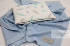 Tinystar bambusest beebitekk Baby Blue