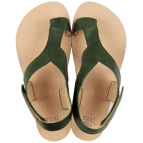 Tikki Soul nahast sandaalid, emerald