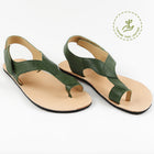 Tikki Soul nahast sandaalid, emerald