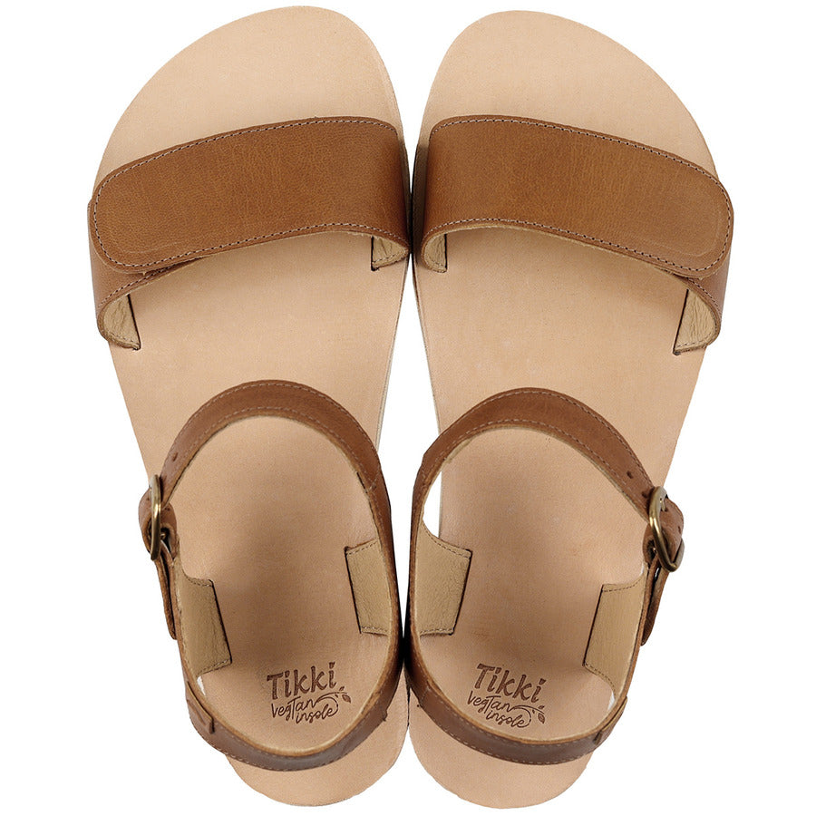 Tikki Vibe nahast sandaalid, cream