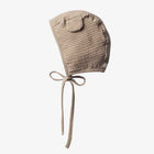 MiniMilla musliinkangast beebimüts, beige bear