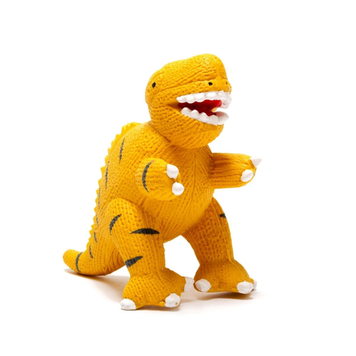 Best Years T-Rex naturaalkummist auguta kollane närimislelu/vannimänguasi 0+ eluaastast