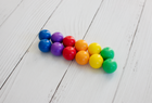 Connetix, 12 tk Rainbow Replacement Ball Pack