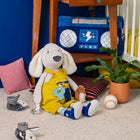 Moulin Roty suur aktiivsusmänguasi / kaisukas koer Pilou Puce & Pilou
