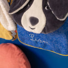 Moulin Roty sinine seljakott koer Puce Puce & Pilou