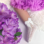 Condor pitsilised puuvillased sokid, lipsuga, Old Rose
