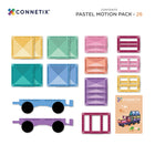 CONNETIX Pastel Motion Pack, 26-osaline magnetklotside komplekt