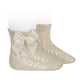 Condor pitsilised puuvillased sokid, lipsuga, Linen