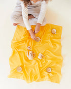 Sarah's Silks ühevärviline mängusiid, kollane
