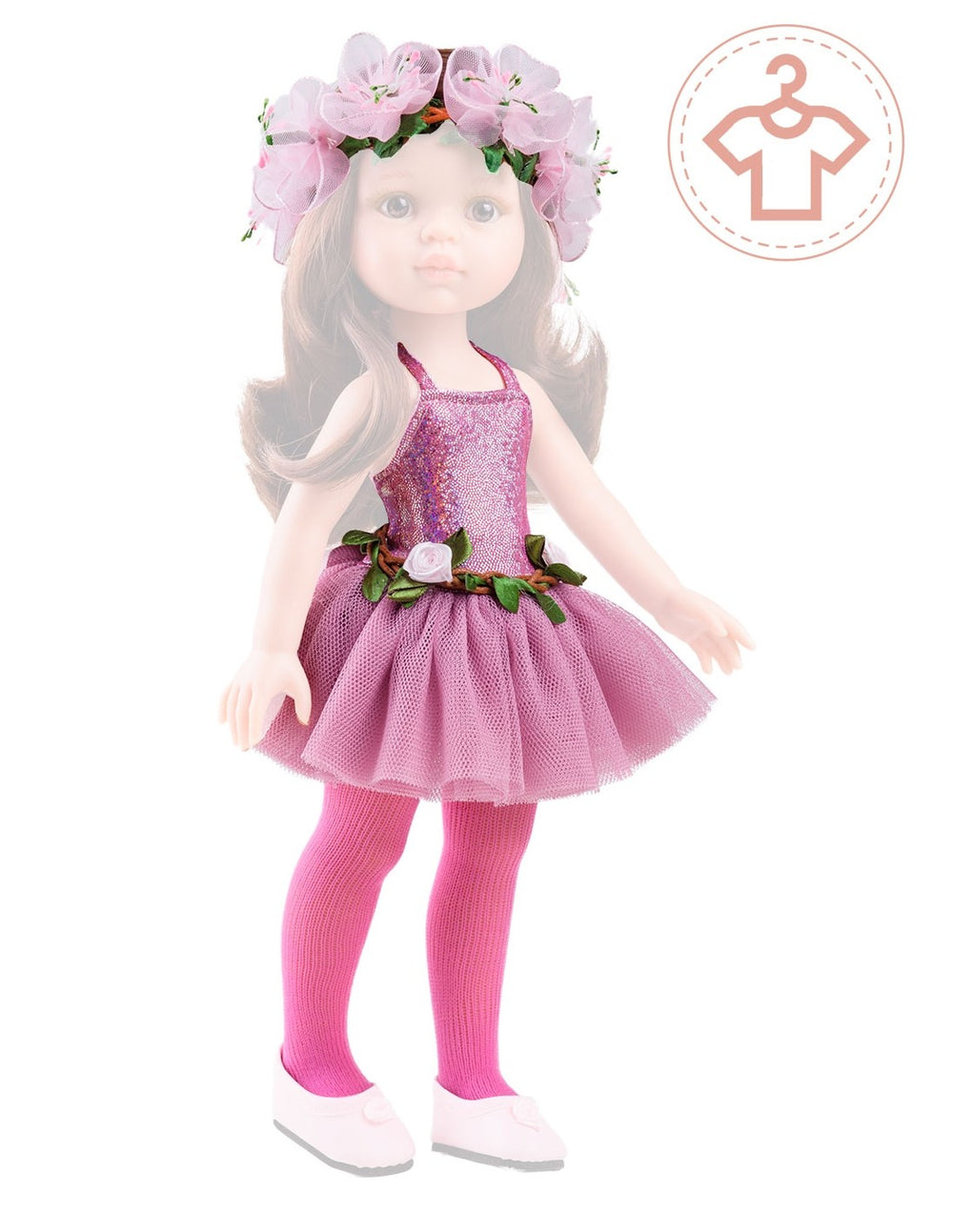 Paola Reina Las Amigas 32cm nuku kleit, Ballerina Pink