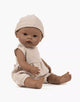 Minikane®Cuties 36cm nukk Basile puuvillase Noa romperi ja mütsiga