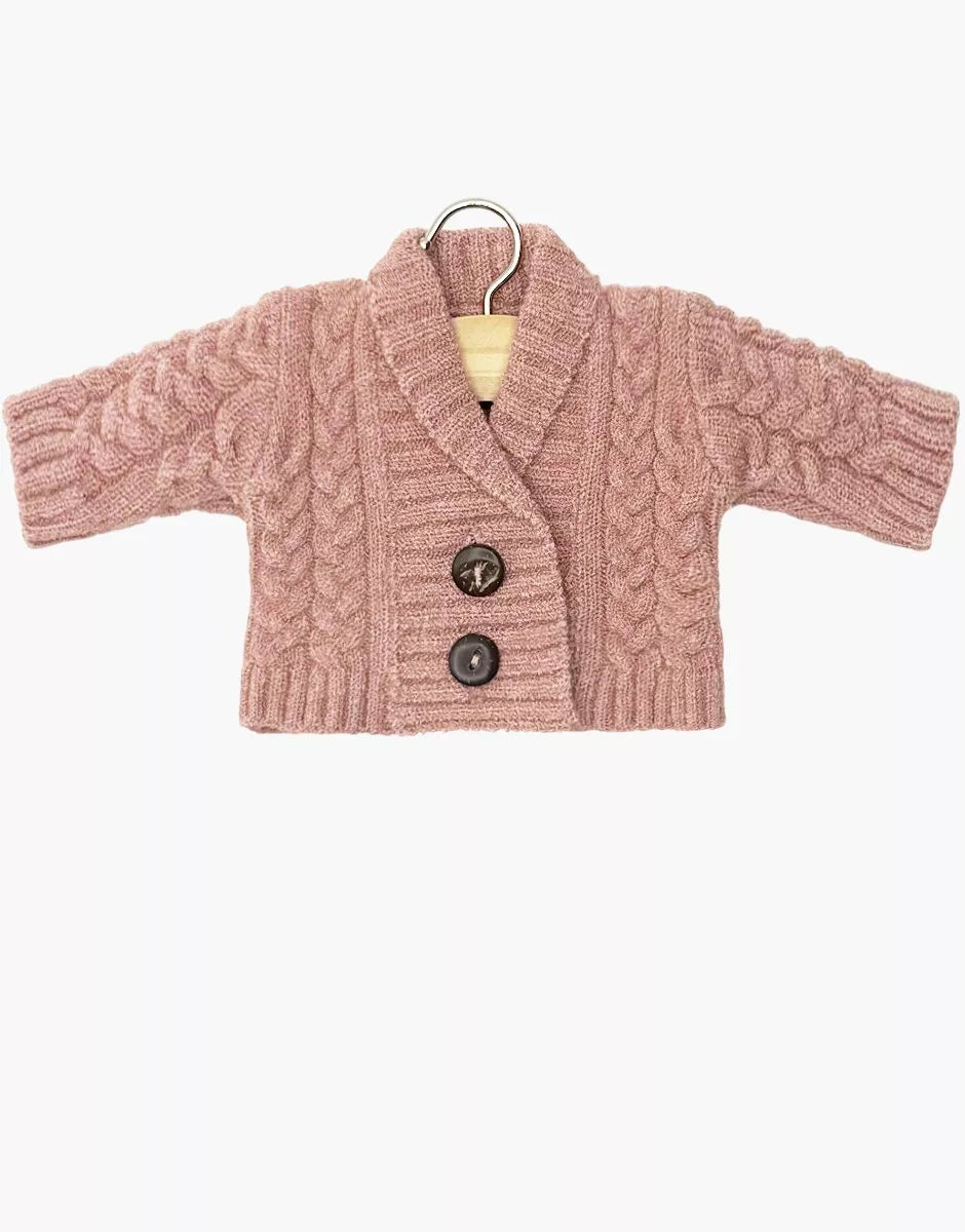 Minikane® roosa kootud Gil kardigan