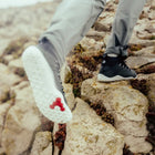 Vivobarefoot Magna FG Obsidian-White, naiste matkasaapad