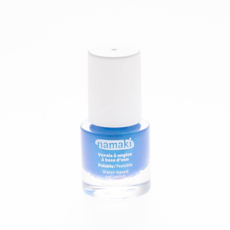 NAMAKI veebaasil mahakooritav küünelakk lastele, toon ELECTRIC BLUE 7,5 ml