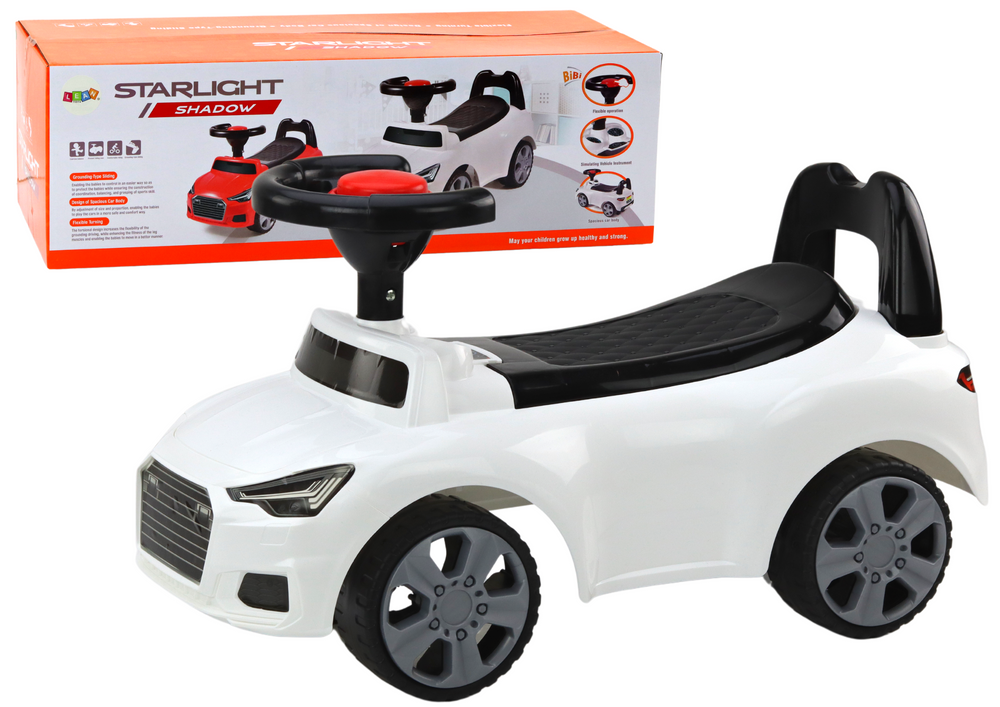 Lean Toys Pealeistutav auto- Valge