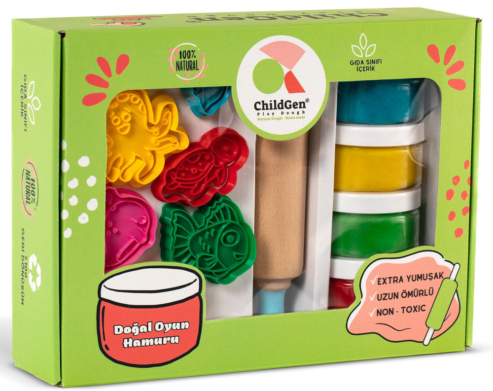 ChildGen naturaalne voolimismass – mereloomade komplekt