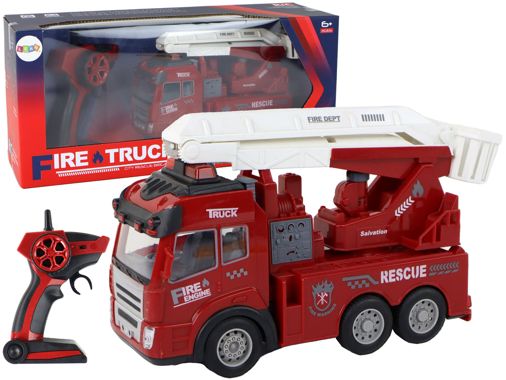 Lean Toys Puldiga tuletõrjeauto