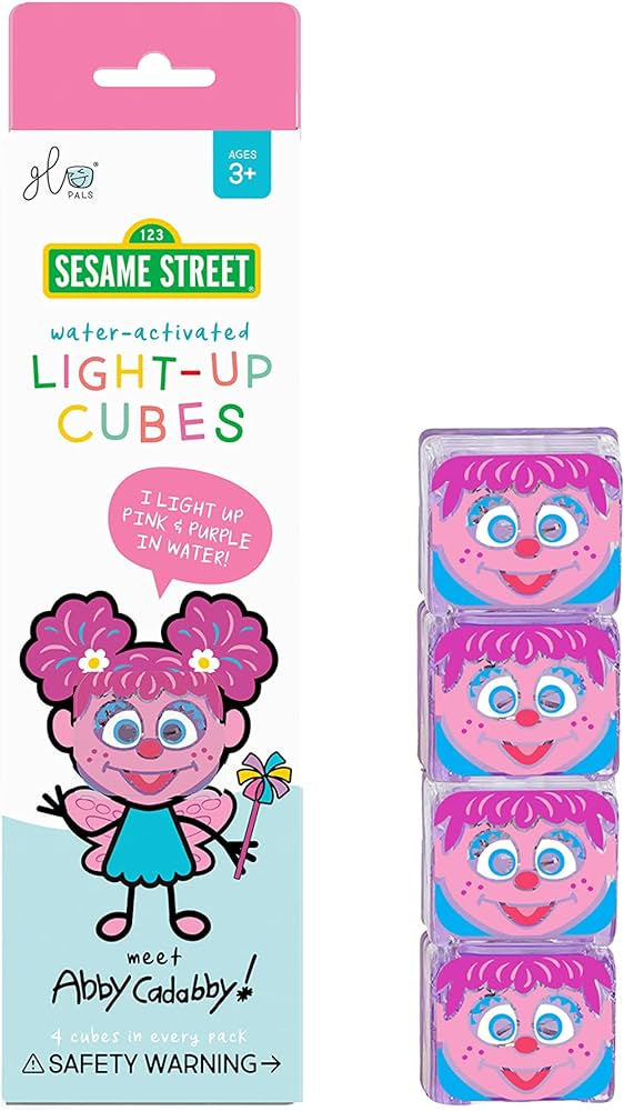Glo Pals sensoorsed valguskuubikud vanni - Abby Cadabby
