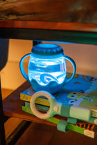 Glo Pals Sensory Play MINI, värviline valguspurk, blue