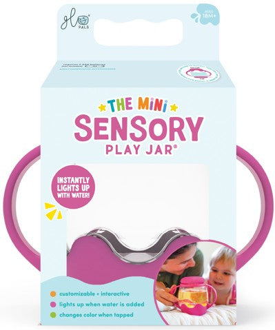 Glo Pals Sensory Play MINI, värviline valguspurk, pink
