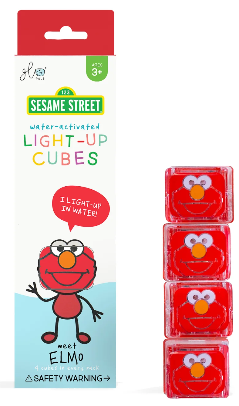 Glo Pals sensoorsed valguskuubikud vanni - Elmo