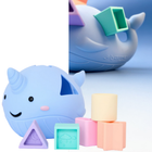 Jellystone narvali kujuline kujundite sorteerija, pastel