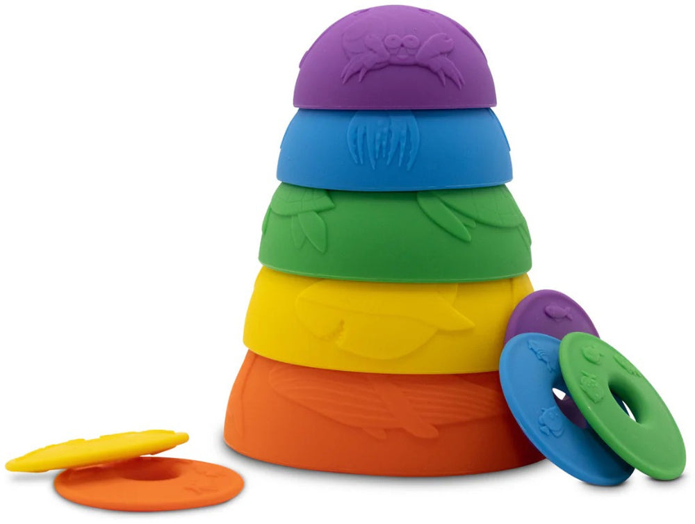 Jellystone vikerkaarevärvilised mereteemalised topsid, rainbow