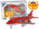 Lean Toys Puldiga juhitav lennuk- Punane
