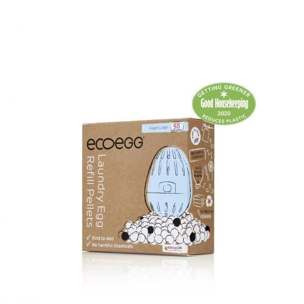 Ecoegg täitegraanulid, sinine värskuse lõhnaga, 50 pesukorda