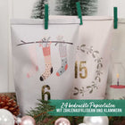 Papierdrachen korduvkasutatav Advendikalender