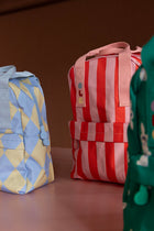 Ole keskmine seljakott, Stripe - Poppy Red + Litchi